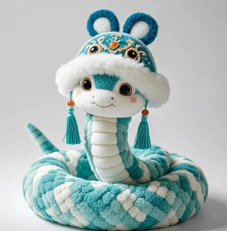 Serpentine Luck: Unwrapping the Snake Plush Mascot for New Year