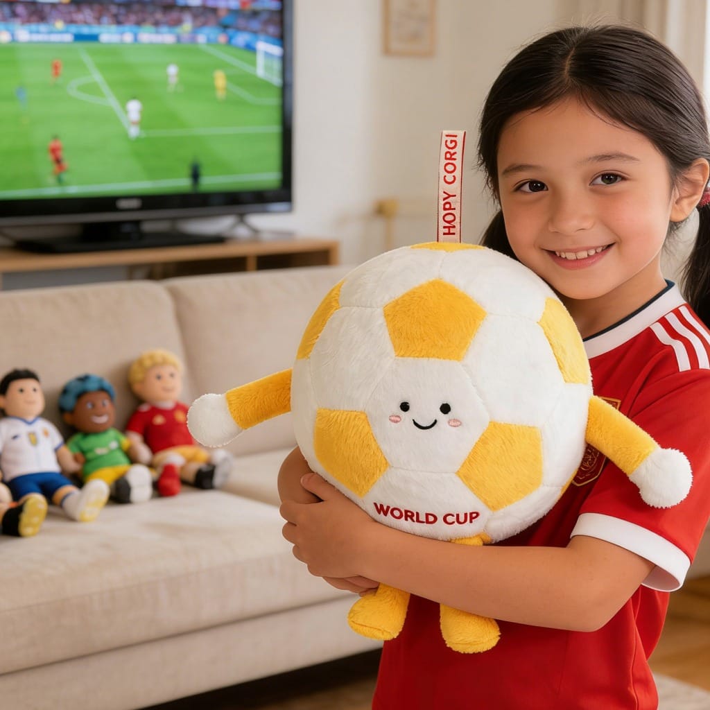 Custom 2026 World Cup Plush Keychain